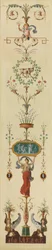 Koristepaneeli, 1790-luku.