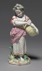 Jousi, valmistaja Bristol Porcelain Factory, n. 1775 (kovatahnainen posliini)