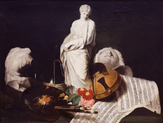 Taiteilijan fantasia,1701-50 (öljy kankaalle)