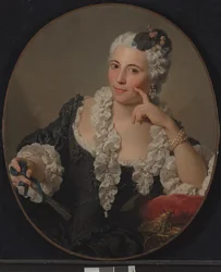 Anne-Marie Zina Durand de Lironcourtin muotokuva (öljy kankaalle)