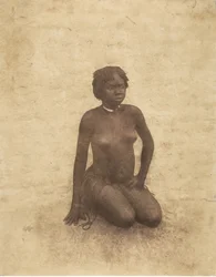 Nuori Nuban nainen, 1853-54.