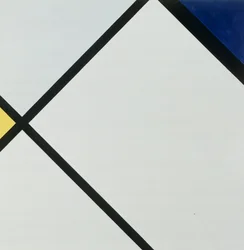 "Composition N 1" Peinture de Piet Mondrian (1872-1944) 1925 Zürich, Kunsthaus ©DeAgostini/Leemage
