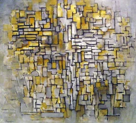 Sävellys nro VII, 1913, Piet Mondrian 1872-1944