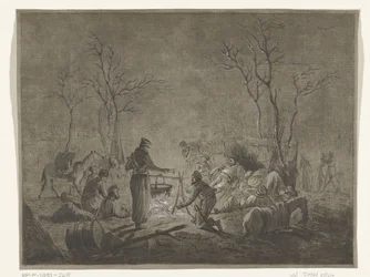 Kasakkojen tulipalossa Ranskan miehityksen aikana vuonna 1813 Amsterdamissa