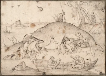 Iso kala syö pientä kalaa, 1556