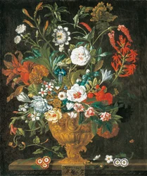 Syyskuu, The Twelve Monthve of Flowers -kukkikalenterista asetelmia