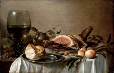 Aamiainen kinkun kanssa, 1647.