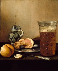 Asetelma kinkun kanssa, 1642