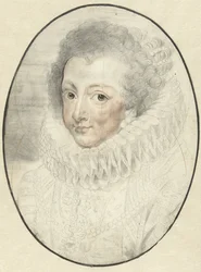 Muotokuva Elisabetista, espanjalaisen Philip IV:n puolisosta
