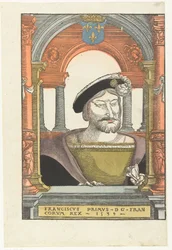 Muotokuva Francis I:stä 1494-1547, Ranskan kuningas, Bretagnen herttua, Provencen kreivi, 1539