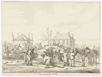 Kirnupiimäoja Naardenissa, 11. tammikuuta 1814