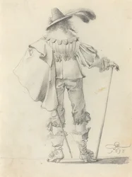 Herrasmies takaa nähtynä