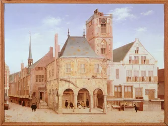 Pieter Saenredam, Alankomaat, Amsterdamin vanha kaupungintalo