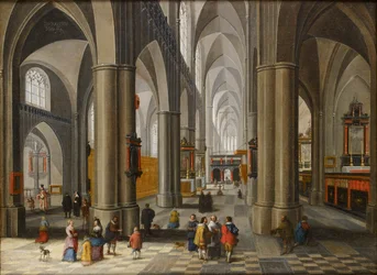 Tuomiokirkon sisustus hahmoineen, 1640-1660