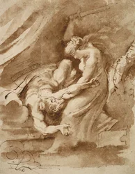 Judith mestaa Holofernesin pään