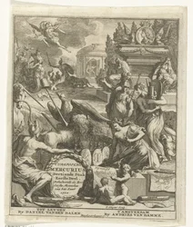 Vuoden 1702 eurooppalaisen elohopean otsikkosivu European Mercury, kolmastoista osa, osa yksi. Sisältää vuoden 1702 kuusi ensimmäistä kuukautta (otsikko esineessä)