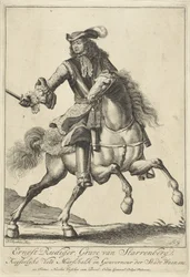 Ernst Rüdiger van Starhembergin ratsastusmuotokuva