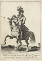 Baijerin vaaliruhtinas Maximilian II Emanuelin ratsastusmuotokuva