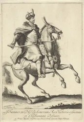 Puolan kuninkaan Johannes III Sobieskin ratsastusmuotokuva
