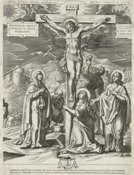 Kristuksen ristiinnaulitseminen, keskiosa
