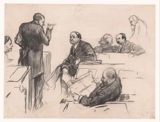Kansanedustajat H.C. Verniers van der Loeff, A.J.W. Farncombe Sanders, G.M. van der Linden, J. Willink ja Jhr. Herra Ruys van Beerenbroek