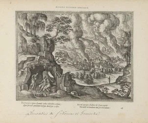 Vernietiging van Sodom en Gomorrah / Lot en zijn dochters Ikuinen oikeuden muistomerkki (nimi esineessä) Pyhät tunnukset ja molempien testamenttien tärkeimmät historiat (Oude Testament) (sarjan nimi) Kirjojen kuvia ja hahmoja (sarjan nimi)