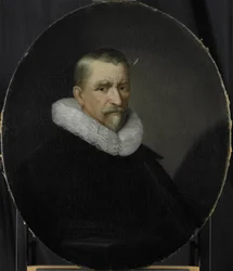 Vuonna 1639 valitun hollantilaisen Itä-Intian yhtiön Rotterdamin kamarin johtajan Cornelis Jansz Hartigsveltin muotokuva