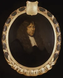 Vuonna 1667 valitun hollantilaisen Itä-Intian yhtiön Rotterdamin kamarin johtajan Cornelis van Couwenhoven muotokuva