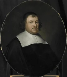 Vuonna 1659 valitun hollantilaisen Itä-Intian yhtiön Rotterdamin kamarin johtajan Cornelis van den Berghin muotokuva