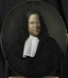 Vuonna 1664 valitun hollantilaisen Itä-Intian yhtiön Rotterdamin kamarin johtajan Johan Kievietin muotokuva