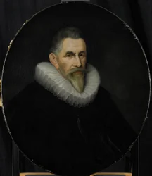 Vuonna 1602 valitun hollantilaisen Itä-Intian yhtiön Rotterdamin kamarin johtajan Johan van der Veecquen muotokuva