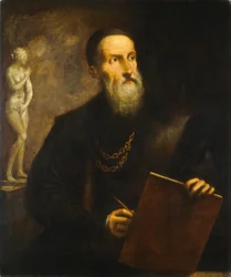 Tizianin kuvitteellinen omakuva, luultavasti 1650-luku (öljy kankaalle).