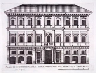Palazzo Grazioli, Piazza San Marco, Rooma, palazzi di Romasta, osa II, julkaistu 1670-luvulla