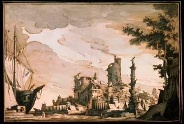 Merisatama, Lavastus teatterinäytelmään, 1818.