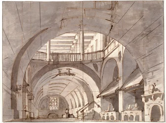 Teatterinäytelmän lavastus, 1800-luku.
