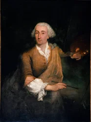 Muotokuva taidemaalari Francesco Guardista (1712-1793) 52-vuotiaana Pietro Longhin (1702-1785) maalaus 1764 Su. 132x100 cm Venetsia, Ca 