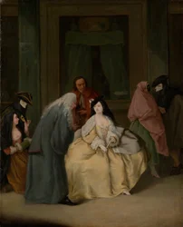 Kokous, n. 1746 (öljy kankaalle)
