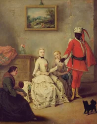 Maurin kirje, noin 1750 (restauroinnin jälkeen)