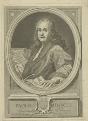 Runoilija Paolo Minuccin muotokuva 1606-1695, 1720-luku.