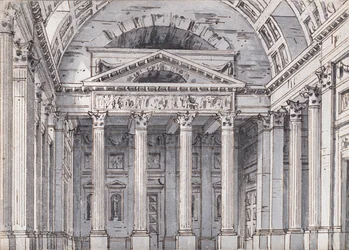 Lavastus Gaetano Donizettin Belisario-oopperaan, 1820-luku.