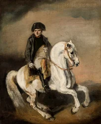 Napoleon hevosen selässä (öljy kankaalle)