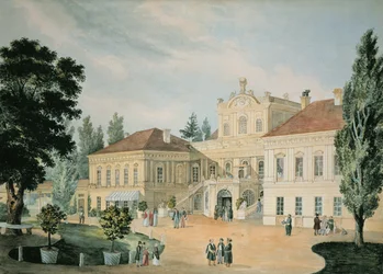 Pulawyn palatsi, 1842 (wc paperilla)