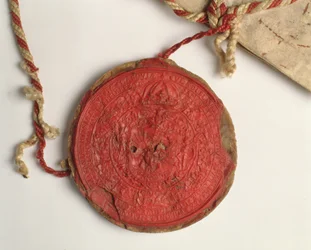 Puolan kuninkaan Vladislav IV:n (1595-1648) sinetti, n. 1633 (vaha)