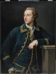 Muotokuva miehestä vihreässä puvussa, n. 1760 (öljy kankaalle)