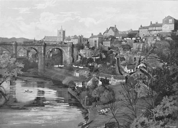 Knaresborough, linnasta, vuodelta 1896