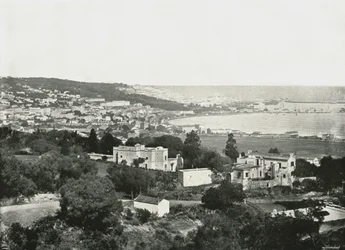 Näkymä Mustafalta, Alger, Algeria, 1895.