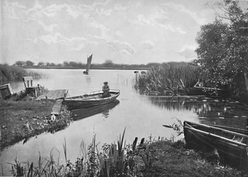 Wroxham Broad, Norfolk, 1896
