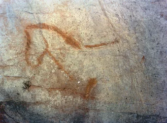 Hevosen hahmo, paleoliittinen kausi (noin 40000-12000 eKr.) (kuva)