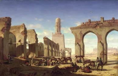 Kalifi El Hakenin moskeijan rauniot, Kairo, n. 1840