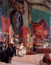 Abd al-Kadir vierailee Exposition Universellessä Pariisissa, 1855.
